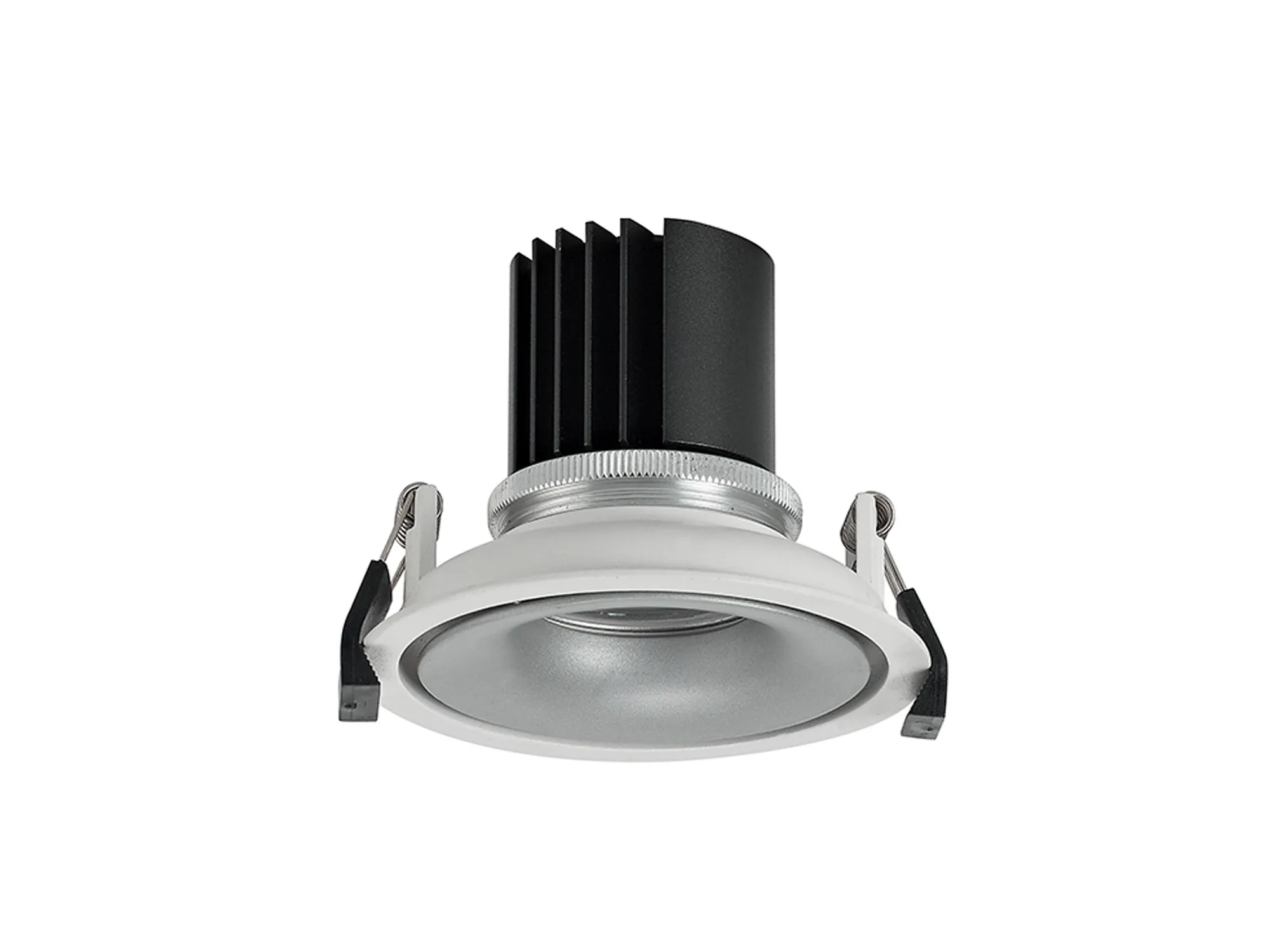 Bolor 9 Tridonic Powered 9W 3000K 840lm 24° CRI>90 LED Engine White/Silver Fixed Recessed Spotlight, IP20